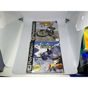 Motocross Mania Sno Cross Sony PlayStation manuals only